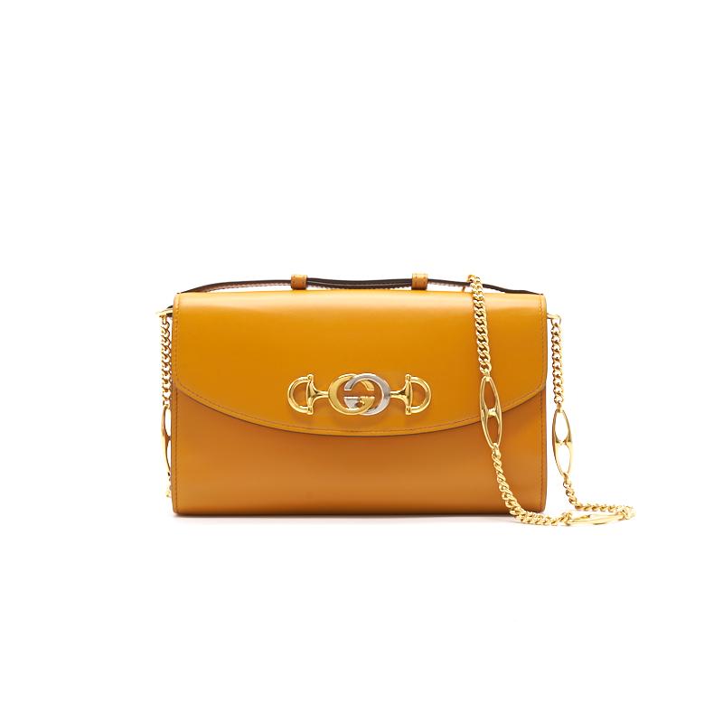 Gucci Zumi Shoulder Bag Yellow Small