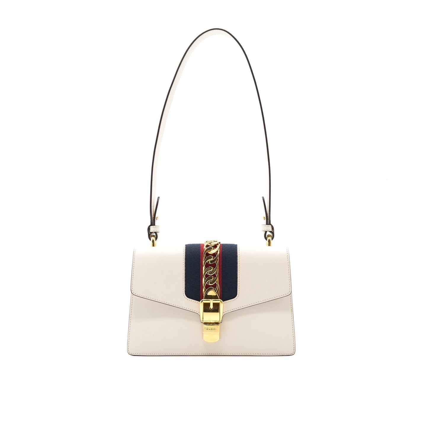 Gucci Sylvie Shoulder Bag White Small