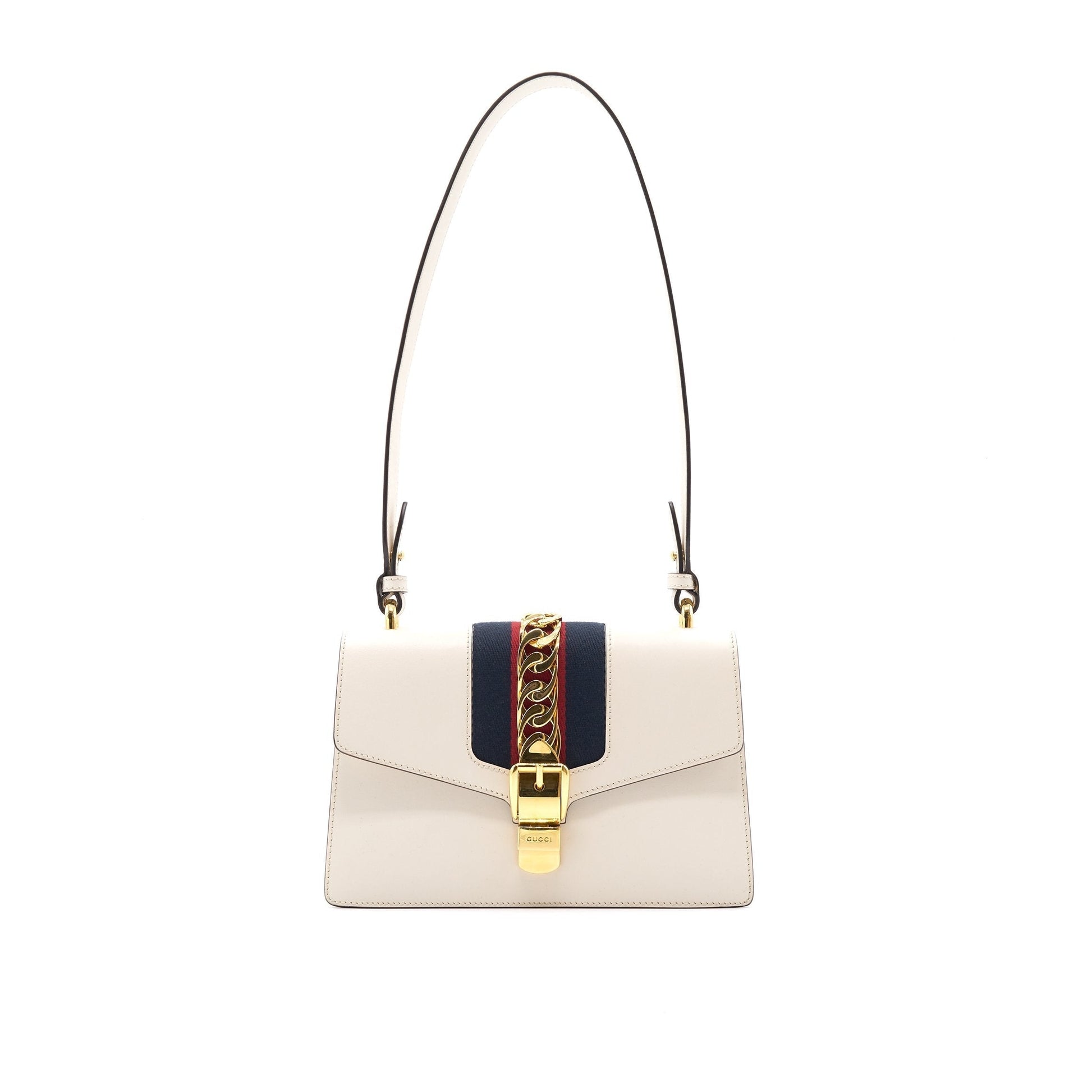 Gucci Sylvie Shoulder Bag White Small
