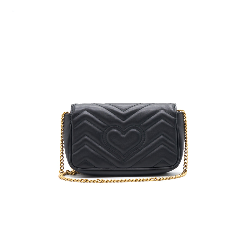 Gucci Marmont Matelass Super Bag Leather Mini Travel Bag Bag 1