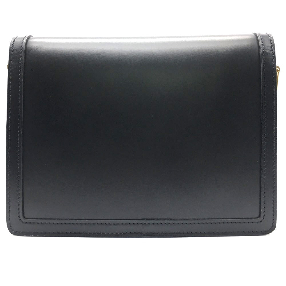 Louis Vuitton M55821 Lock Dauphiné MM Calfskin Black Chain Shoulder Bag
