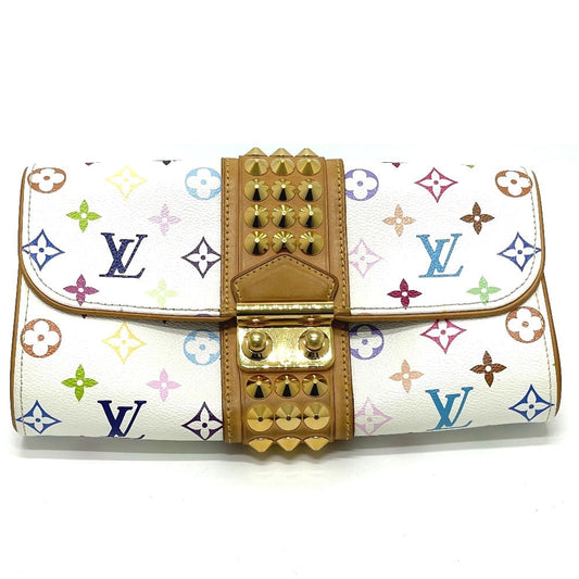 Louis Vuitton business M45639 Pochette Courtney Monogram Canvas Multicolor Clutch Bag