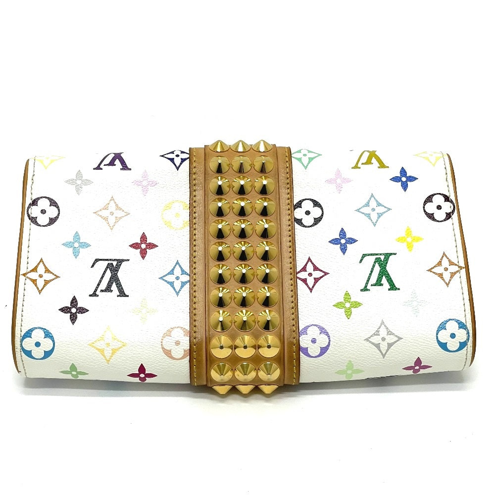 Louis Vuitton business M45639 Pochette Courtney Monogram Canvas Multicolor Clutch Bag