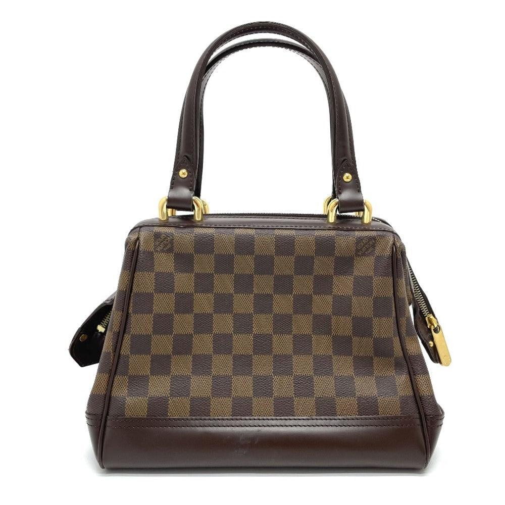 Louis Vuitton N51201 Damier Knightsbridge Leather Canvas Brown Handbag