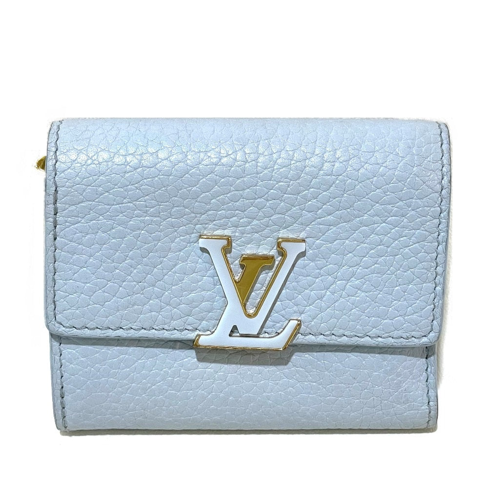 Louis Vuitton Trifold M69061 Taurillon Clemence Japan Leather Wallet Case
