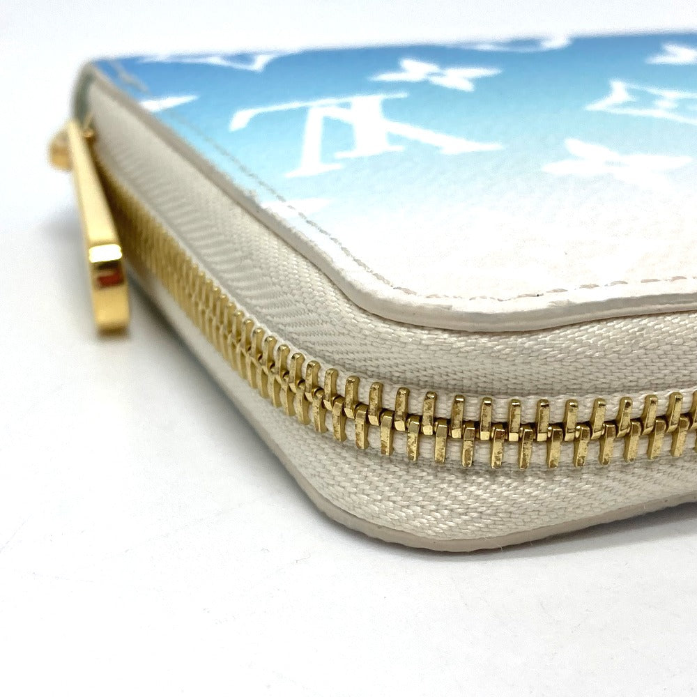 Louis Vuitton Long Purse M80360 Giant By Monogram Canvas Blue Wallet Case