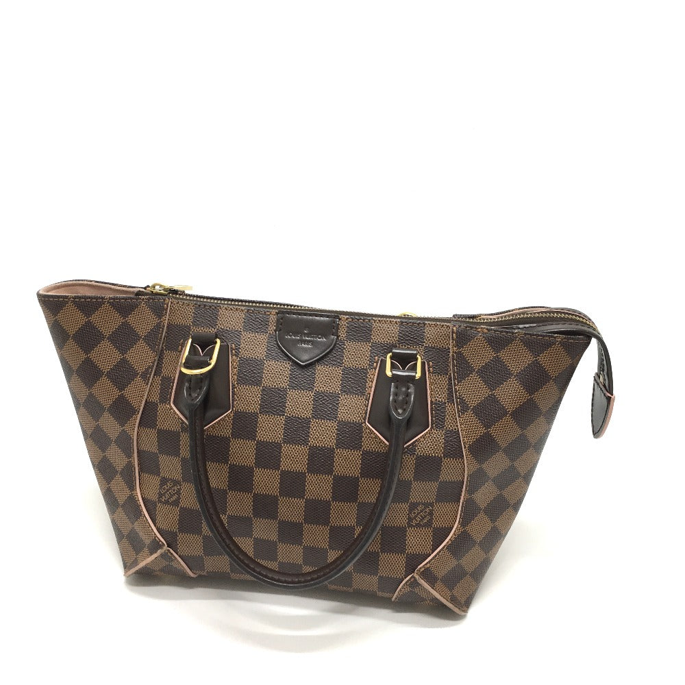 Louis Vuitton N41554 Damier Kaisatoto PM Canvas Brown Tote Bag