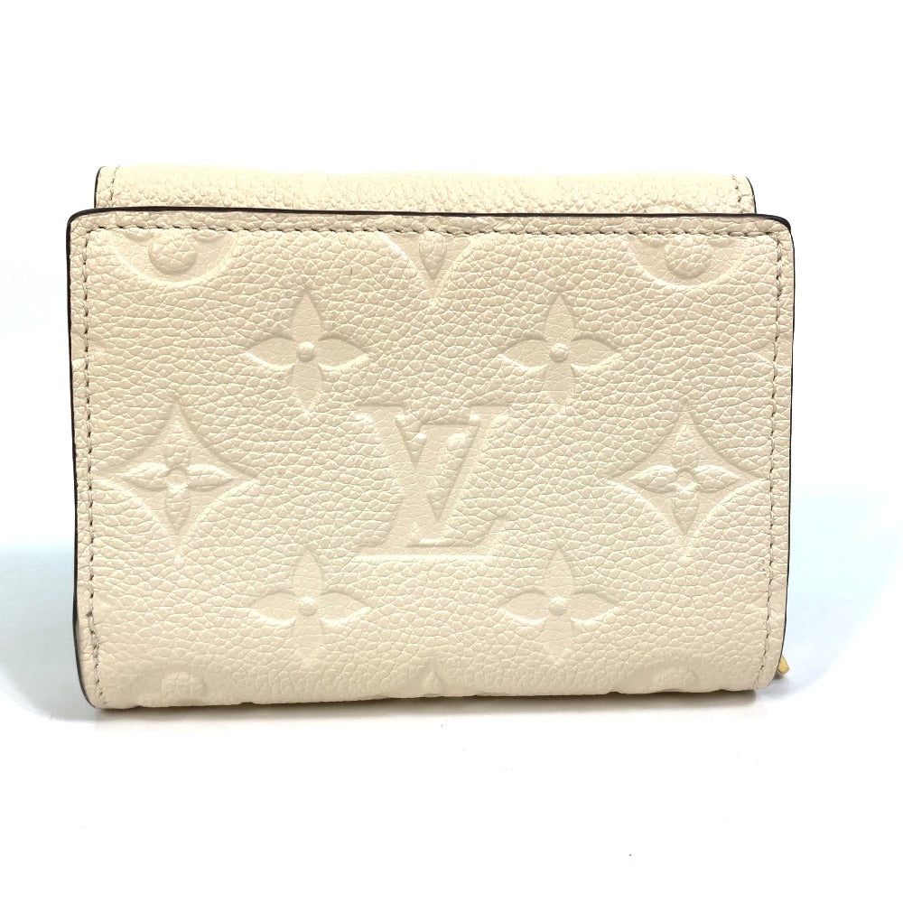 Louis Vuitton Trifold M81071 Ann Platt Ann Monogram Leather Beige Wallet Case
