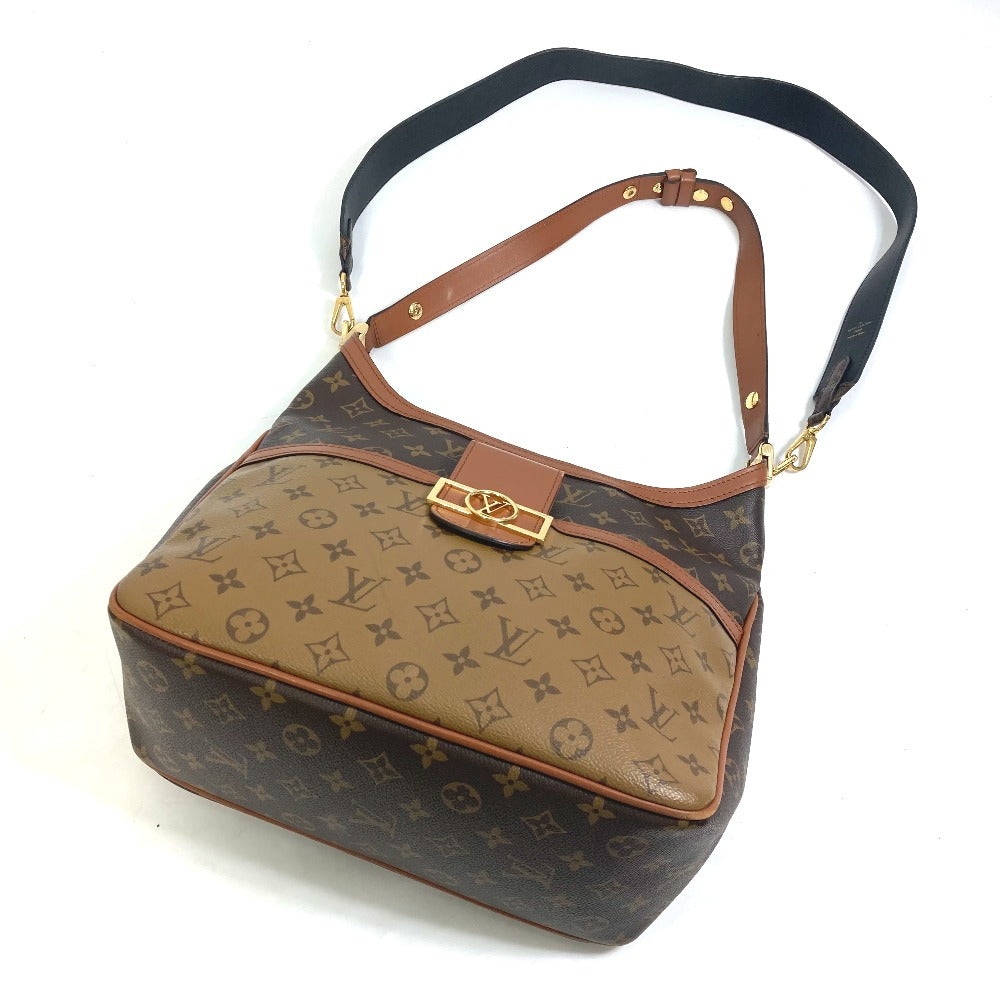 Louis Vuitton M45194 reverse Dauphine PM Monogram Canvas Brown Shoulder Bag