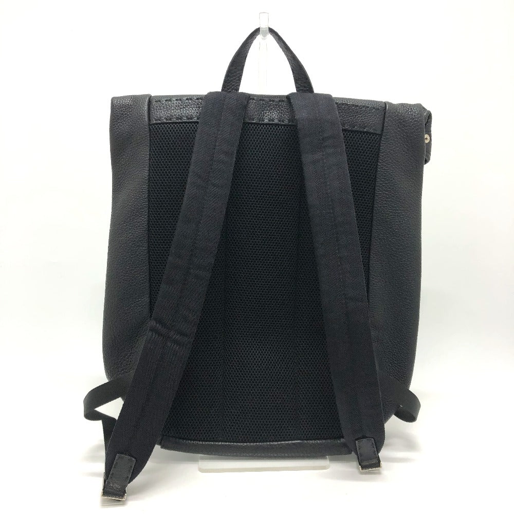 Fendi Backpack 7Vz011 Backpack Mens Leather Black