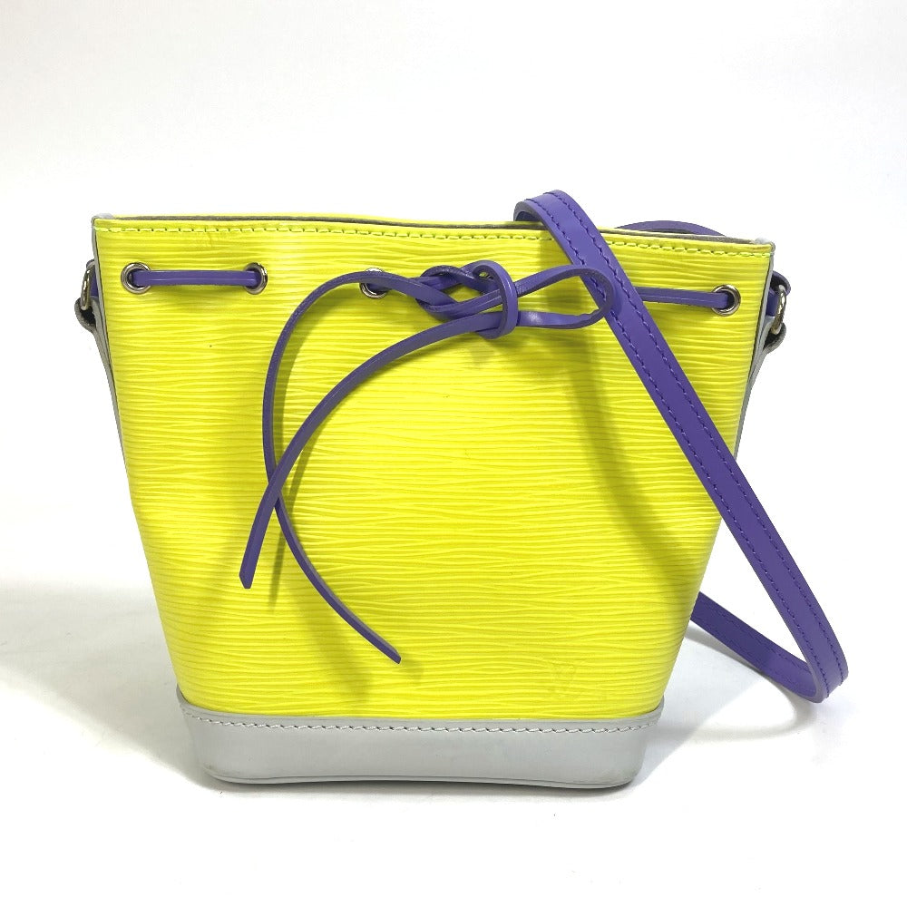 Louis Vuitton M42501 Epi yellow Epi Nanonoe Leather Mini Shoulder Bag