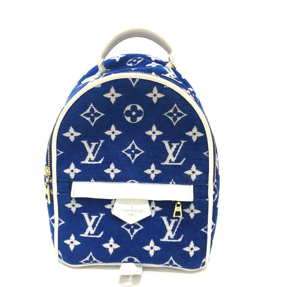 Louis Vuitton Backpack M46207 Jacquard Monogram Blue Mini Jewelry