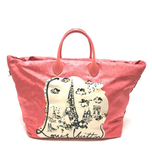 Louis Vuitton M94090 cruise line Cava Nouvelle Monogram Nylon Pink Tote Bag