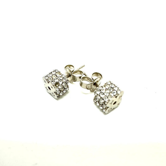 Louis Vuitton M64879 trass Stud Silver Jewelry
