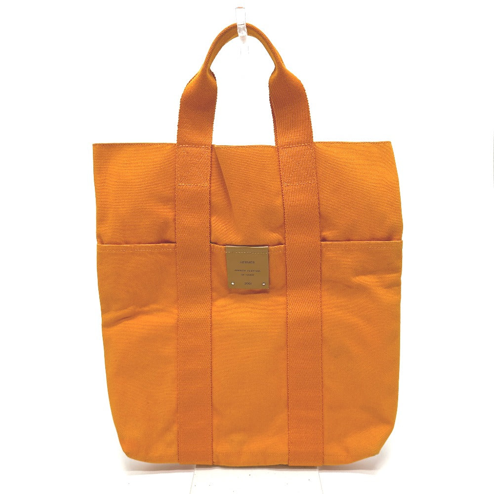 Tote Bag Orange Fool Toe Kabas Women Canvas