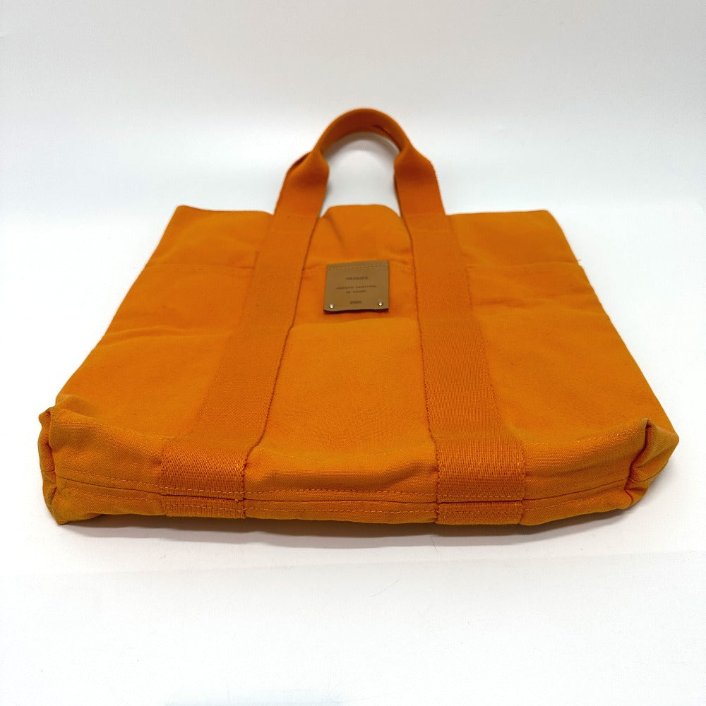 Hermes Tote Bag Fool Toe Kabas Women Canvas Orange