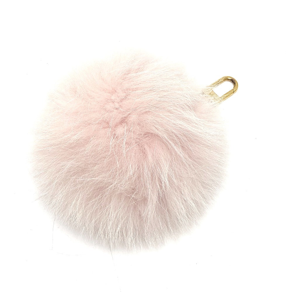 Louis Vuitton charm M67371 fur Fluffy Fuzzy Pink Handbag