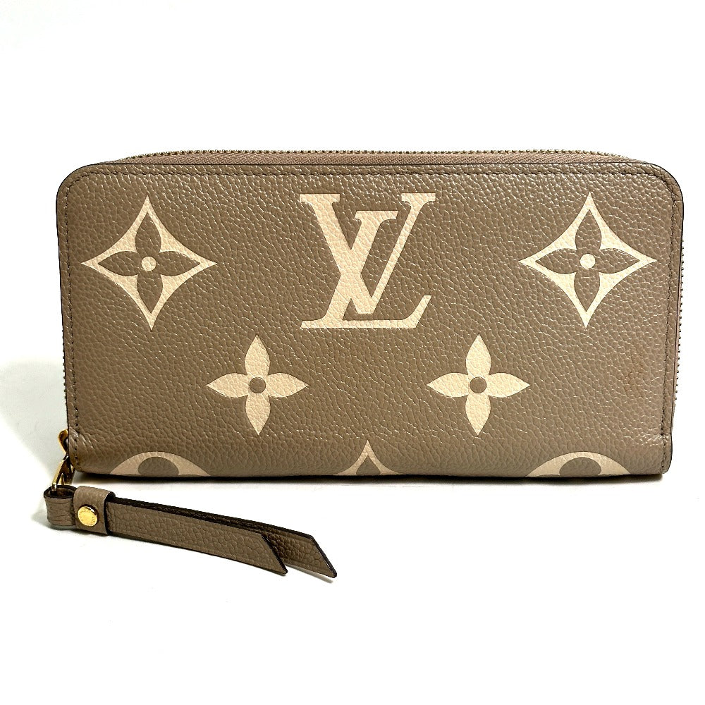 Louis Vuitton Long Purse M69794 Ann Platt Monogram Leather Beige Wallet Case