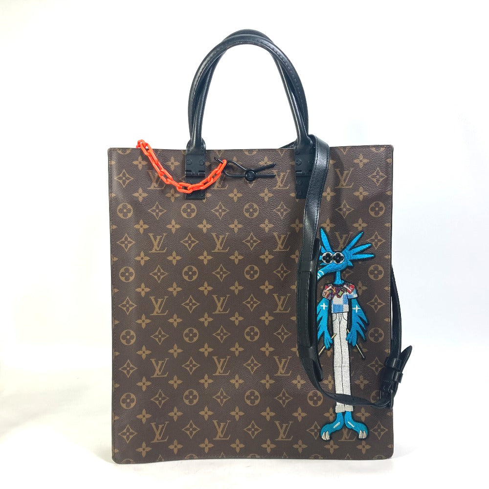 Louis Vuitton M45667 Friends Sac Plat Monogram Canvas Brown Tote Bag