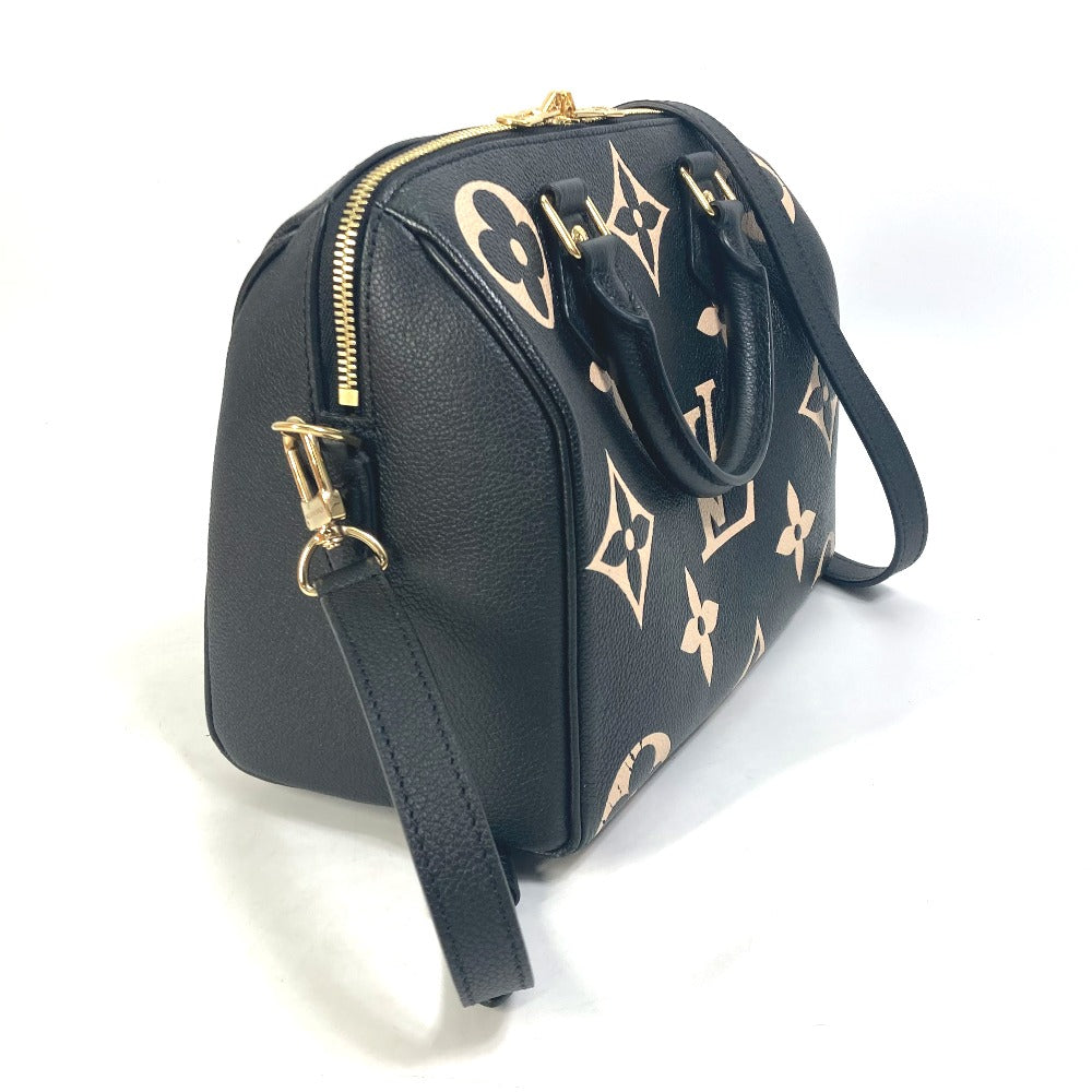 Louis Vuitton Boston Duffel M58947 Ann Platt Monogram Leather Black Speedy Travel Bag
