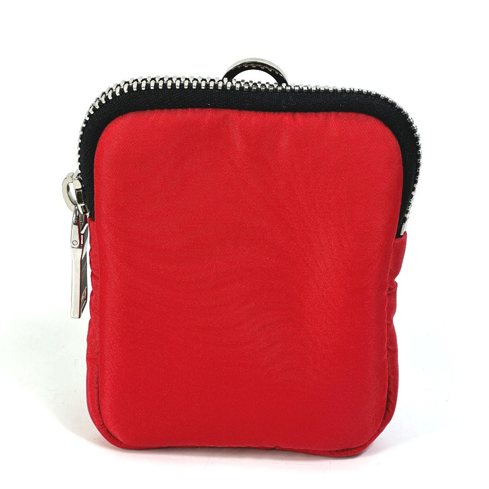 Pouch Triangle Plate Soft Mens Handbag Nylon Red Travel Bag