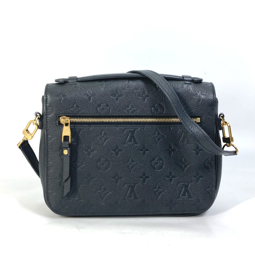 Louis Vuitton M41487 Ann Platt Ann Platt Monogram Leather Black Shoulder Bag