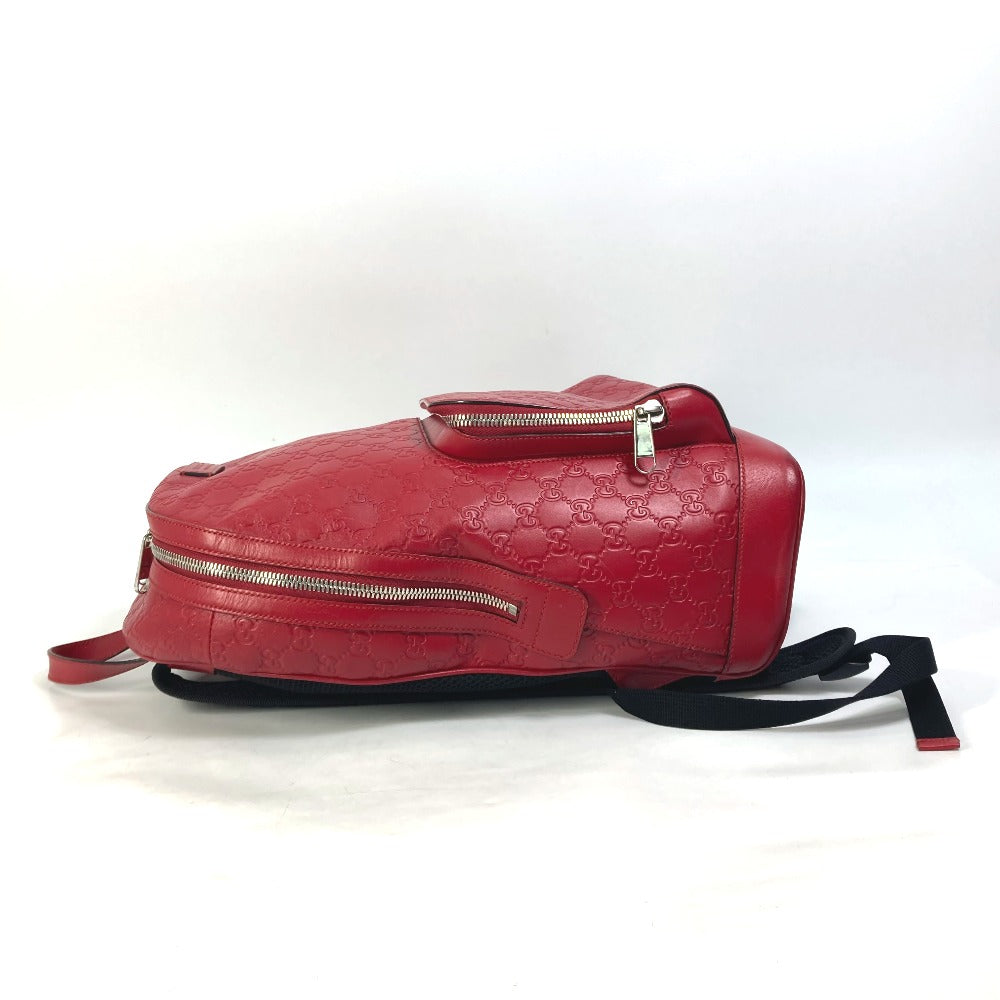 Gucci Backpack Sima Guccisima GG Leather Red