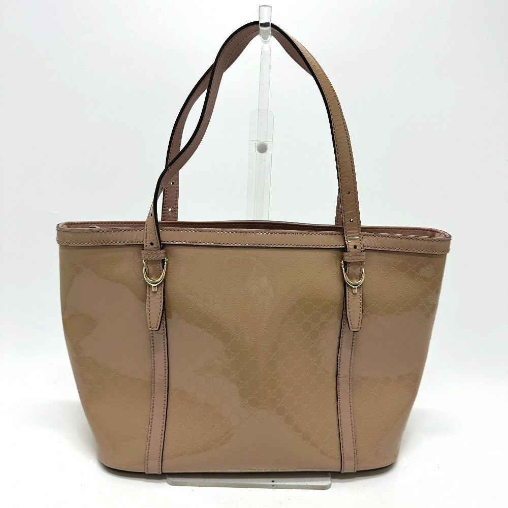 Gucci enamel Micro GG Beige Tote Bag