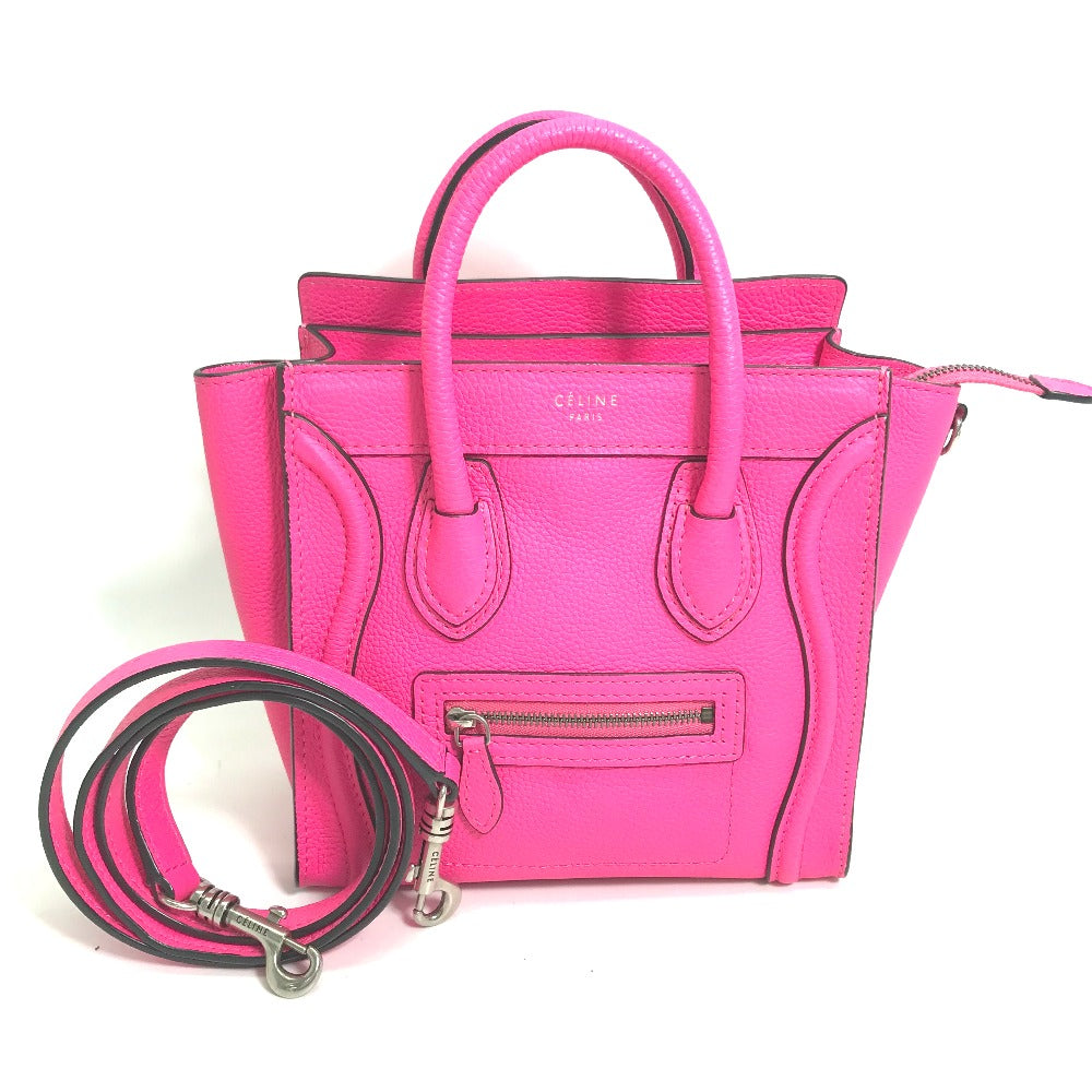 Tote Bag Bag Crossbody Luggage Nano Shopper Leather Pink Crossbody Bag