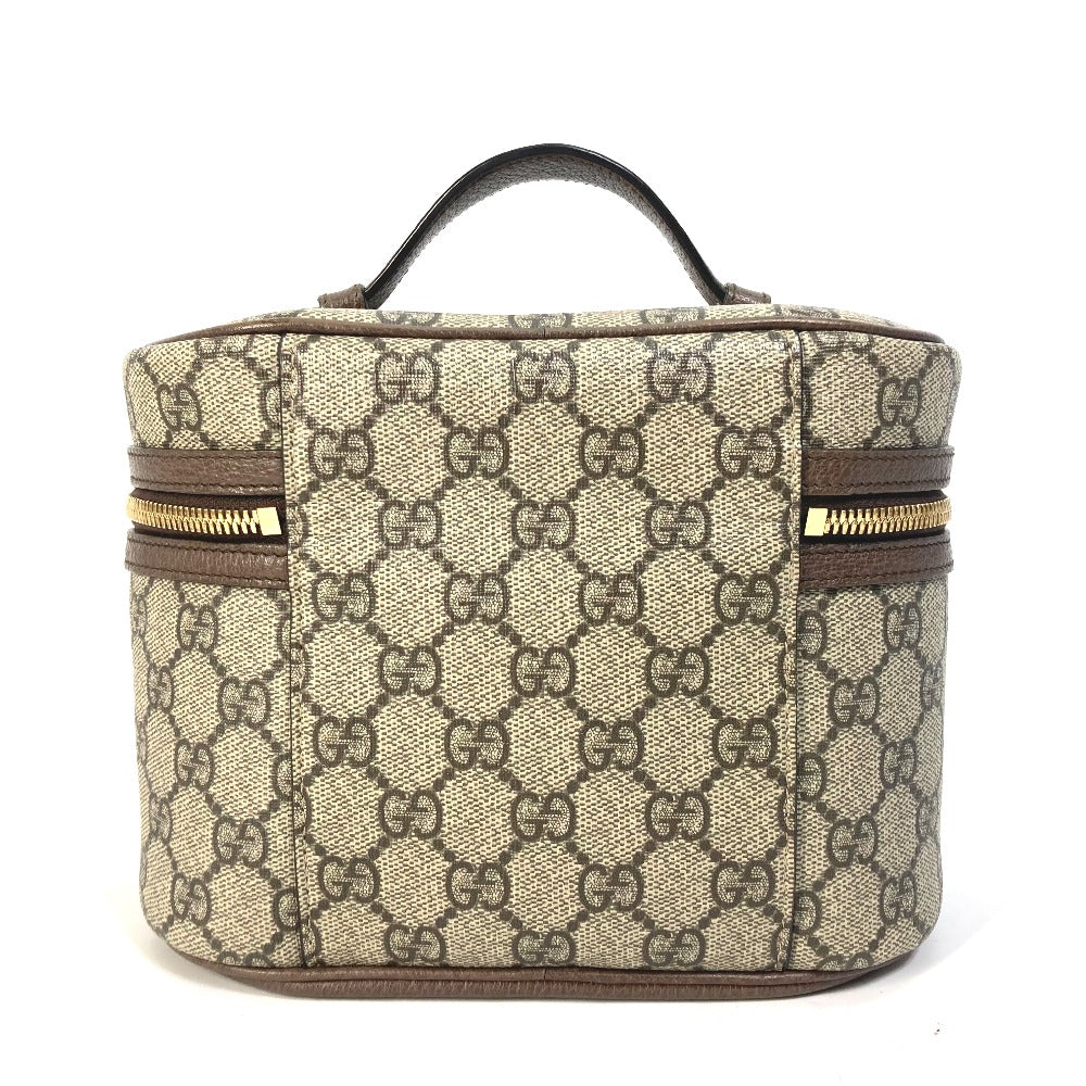 Gucci Vanity GG Supreme Sherry line Canvas Beige Travel Bag