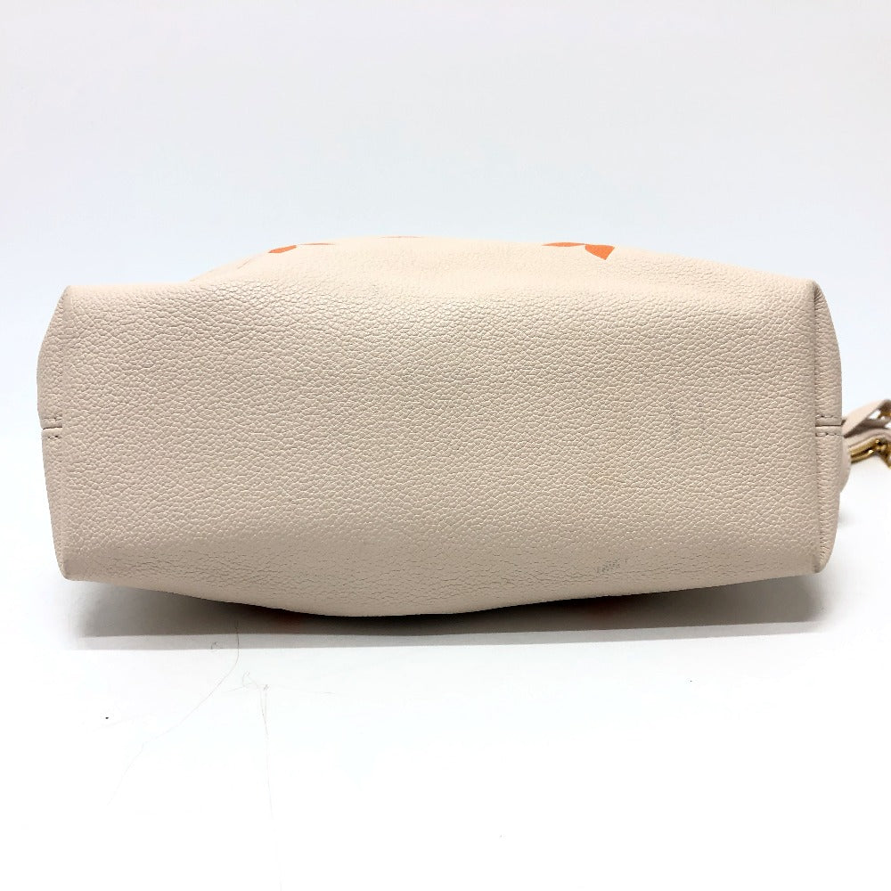 Louis Vuitton M46545 Ann Platt Ann Platt Monogram Leather Beige Handbag