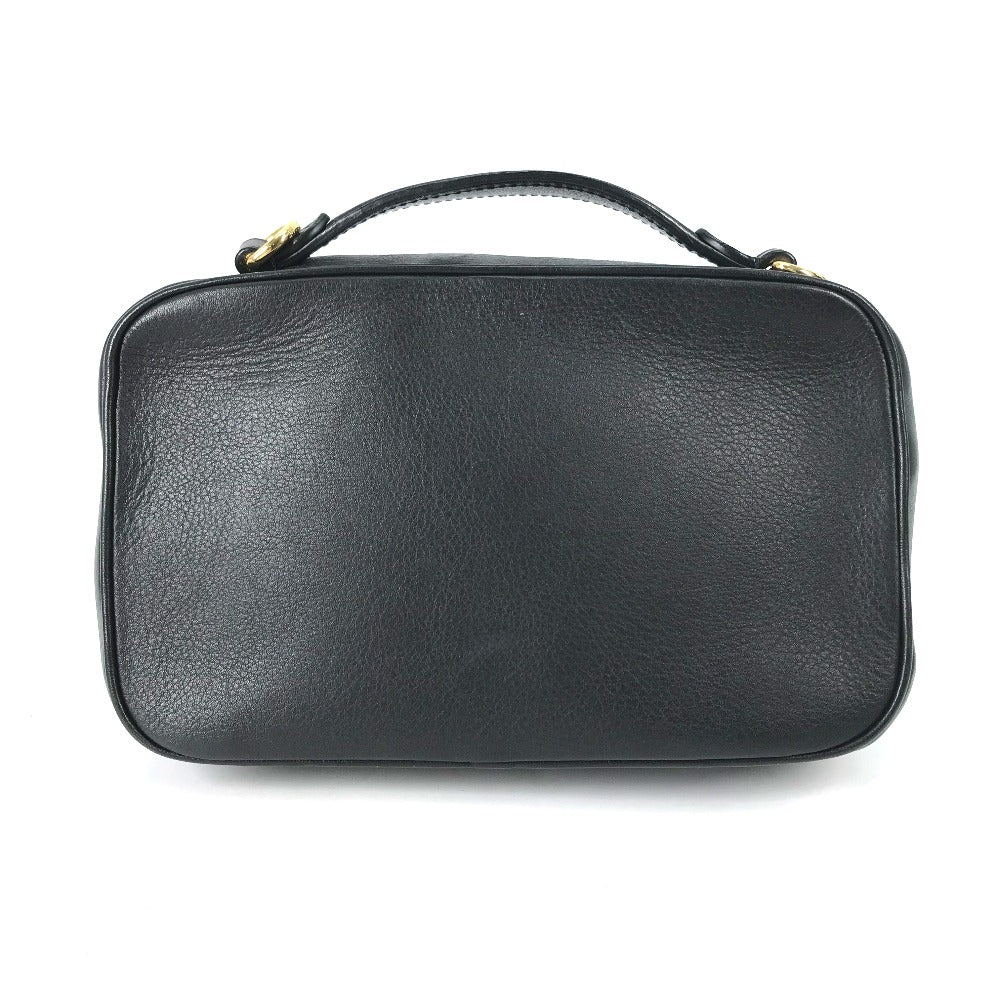 Louis Vuitton M80450 Utility Monogram Leather Black Crossbody Bag