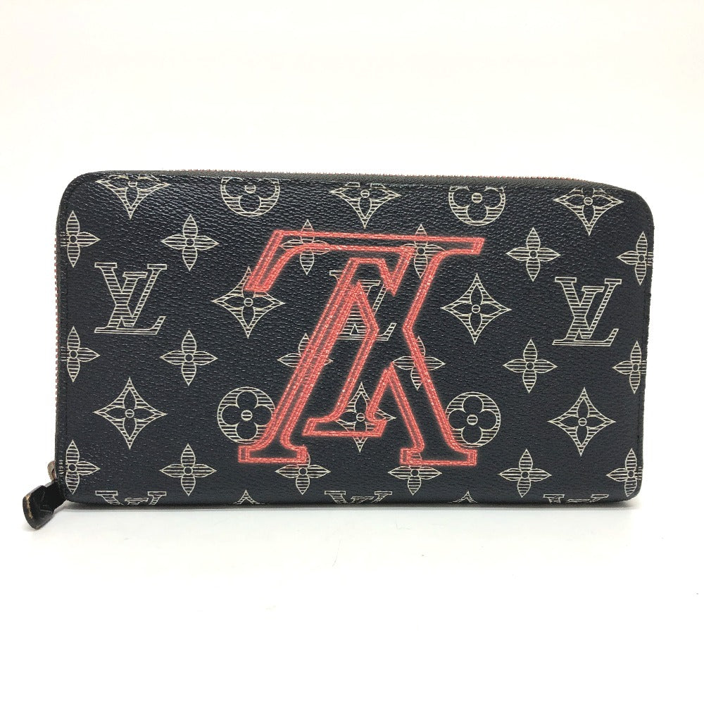 Louis Vuitton Long Purse M62931 upside down Monogram Canvas Navy Wallet Case