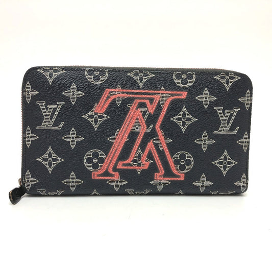 Louis Vuitton Long Purse M62931 upside down Monogram Canvas Navy Wallet Case