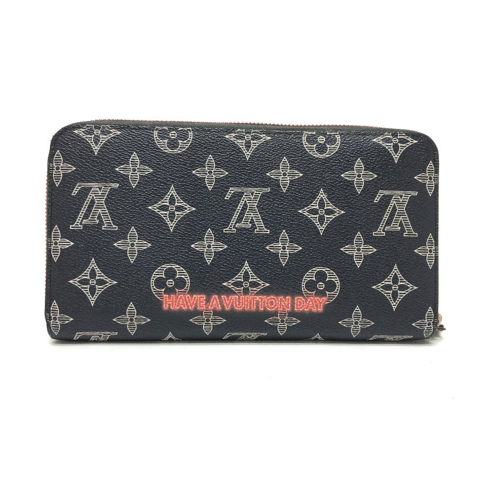 Louis Vuitton Long Purse M62931 upside down Monogram Canvas Navy Wallet Case