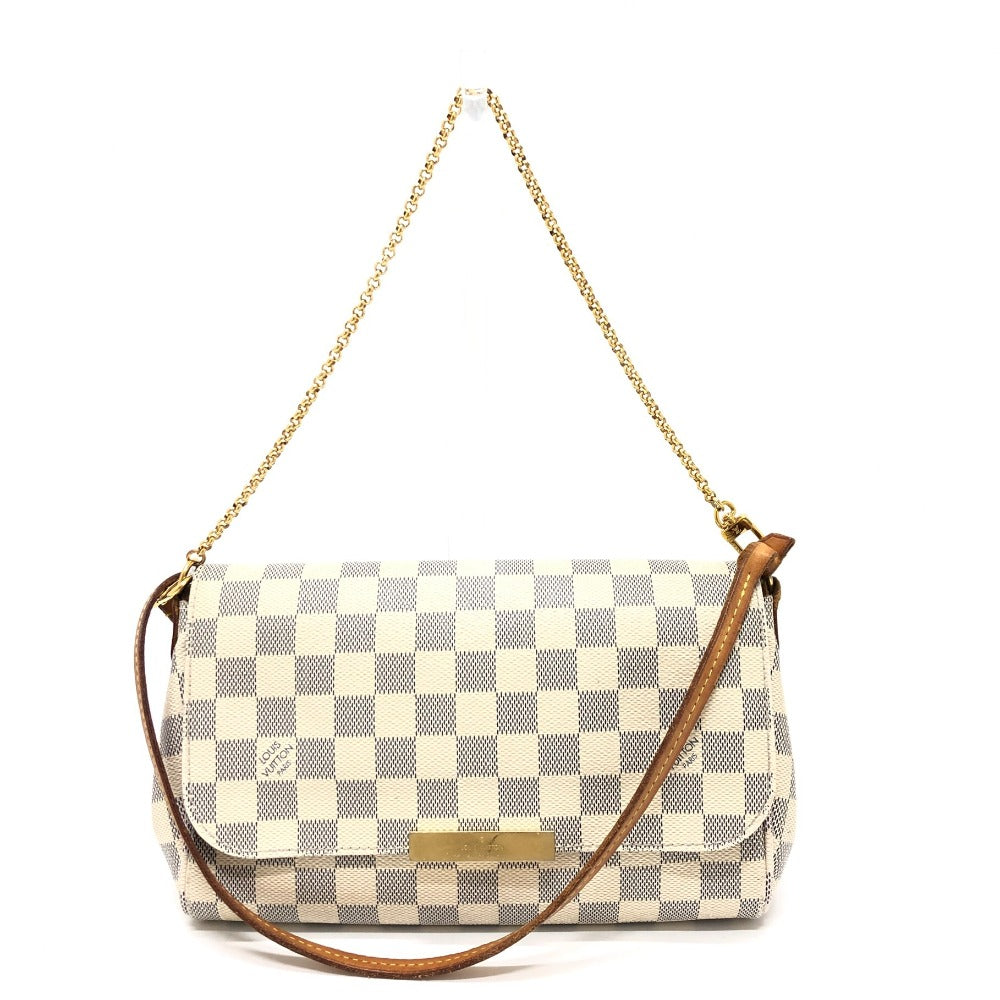 Louis Vuitton N41275 Damier Azur Damier Azur Canvas White Shoulder Bag