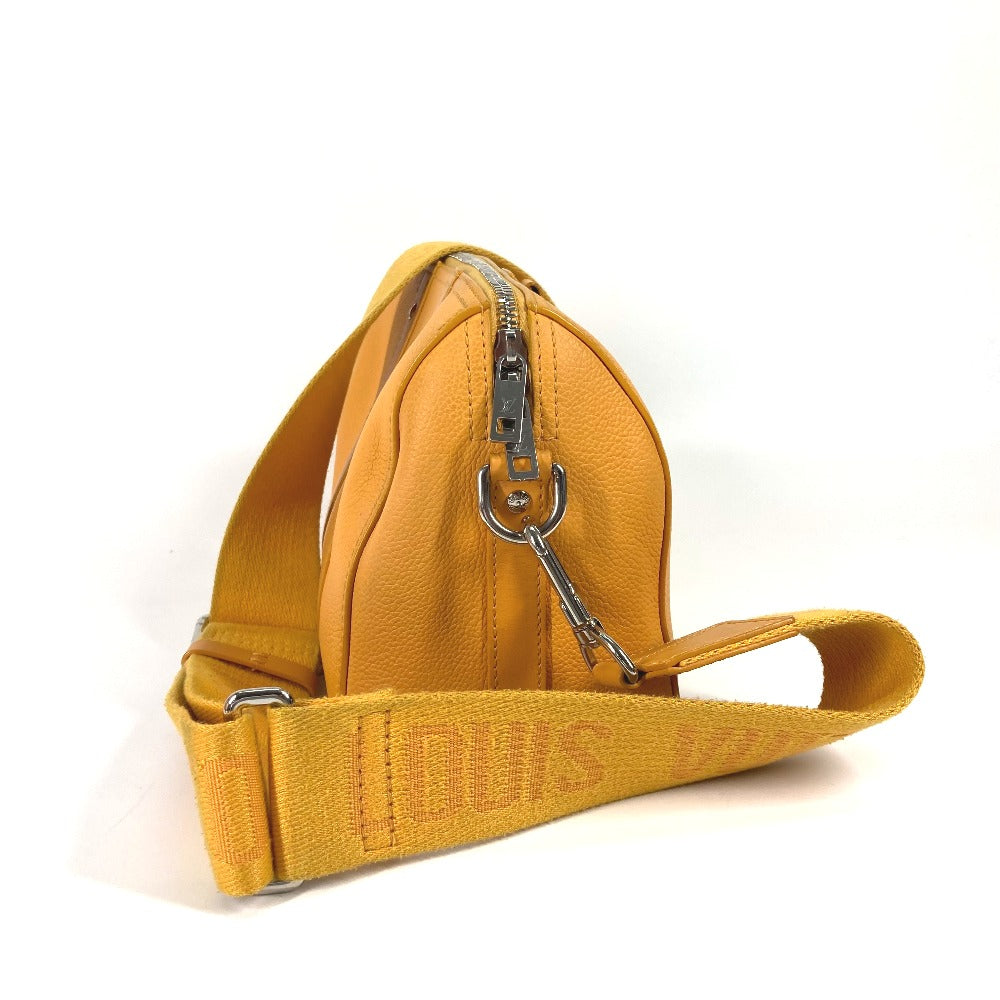 Louis Vuitton M21438 yellow Aerogram City Keepall Leather Shoulder Bag