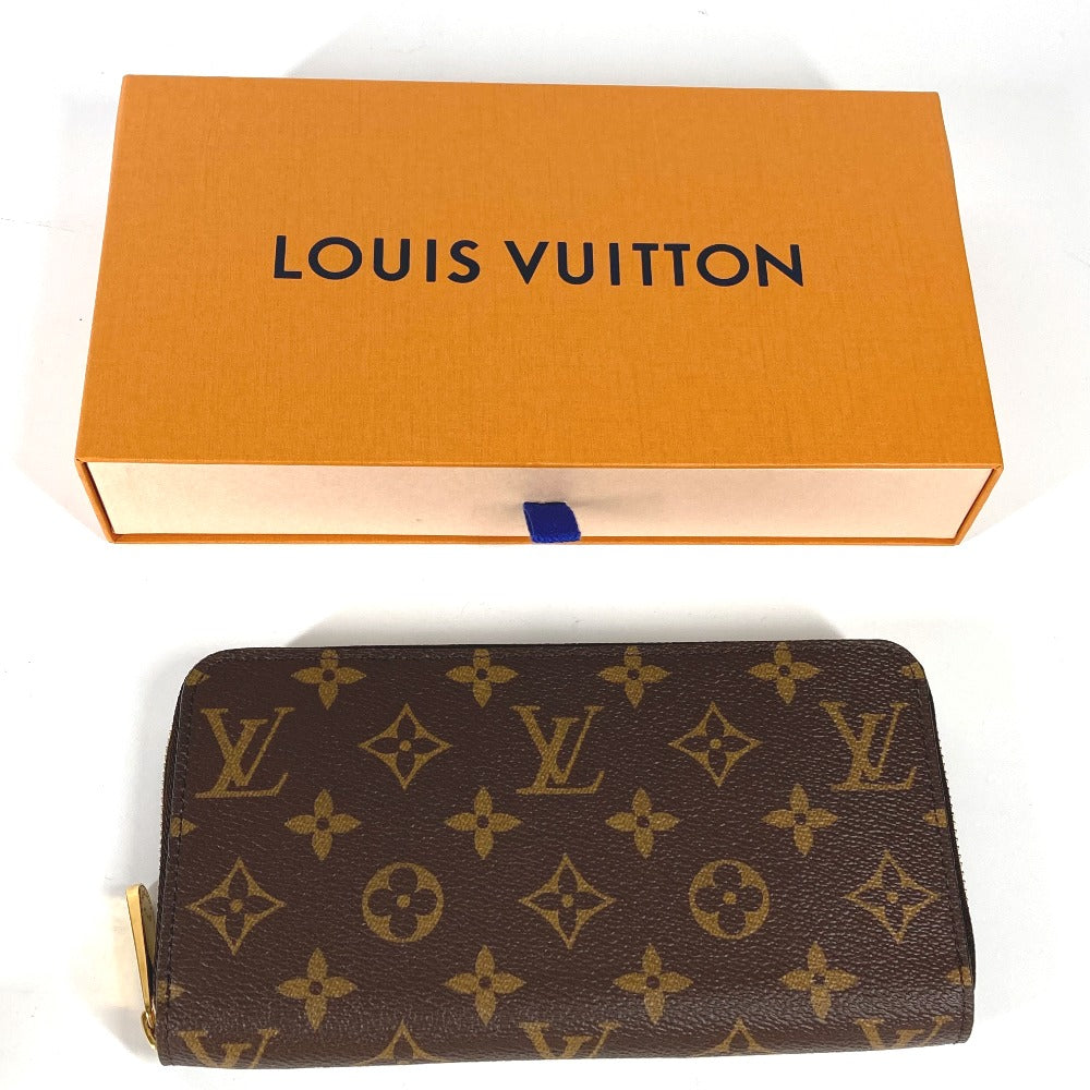 Louis Vuitton Long Purse M41895 Zippy Monogram Canvas Brown Wallet Case G 25