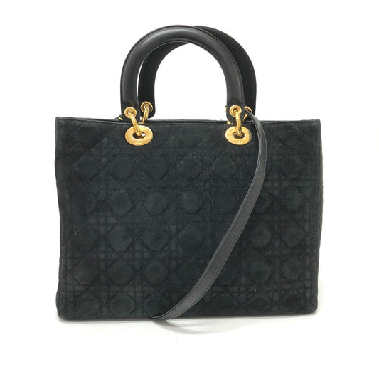 Dior Handbag Lady Lady Women Leather Suede Travel Bag