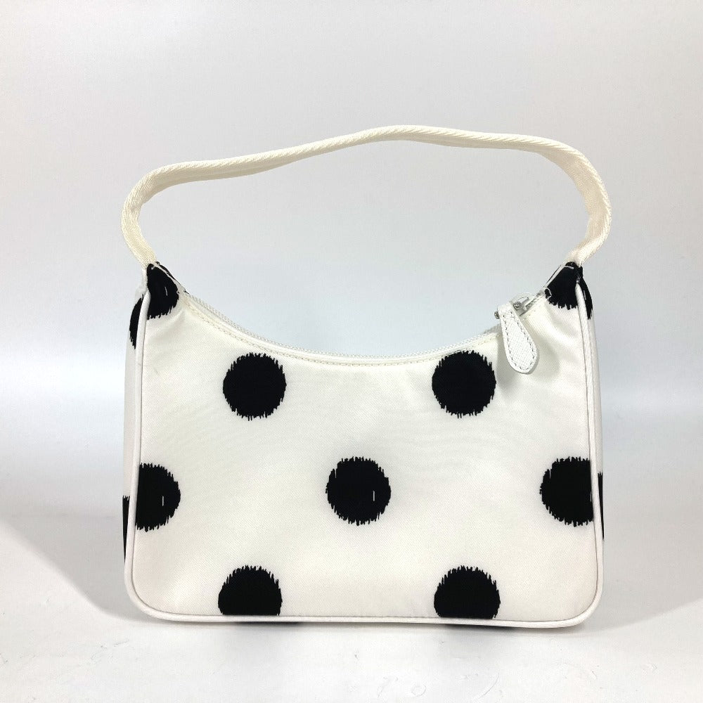 Shoulder Bag Re Edition Triangle Triangle Women Nylon White