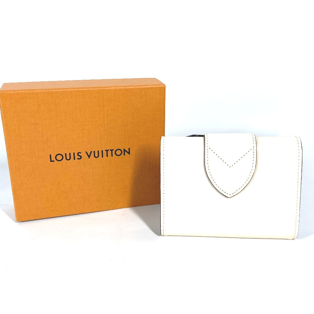 Louis Vuitton Trifold M69176 Pont Neuf Compact Leather Beige Wallet Case