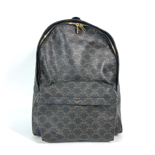 Backpack Bag Triomphe Women Leather Brown