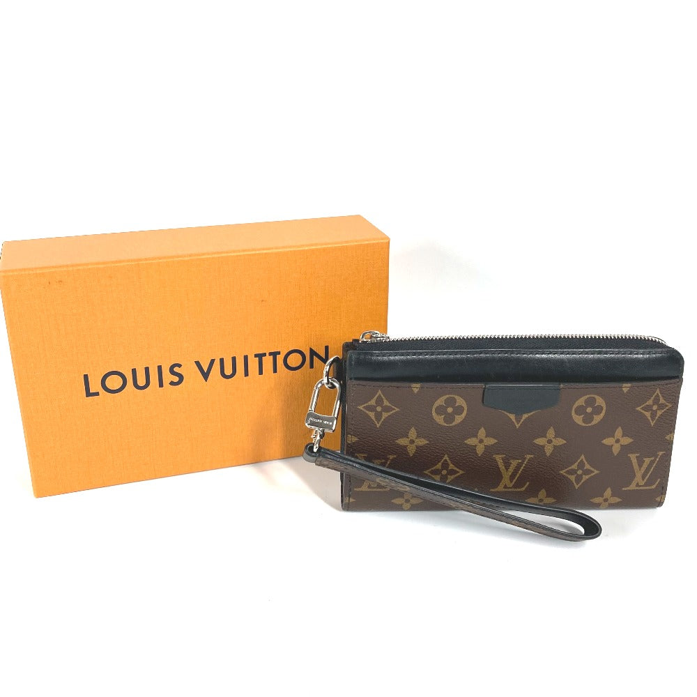 Louis Vuitton Long Purse M69407 macacer Monogram Canvas Brown Wallet Case