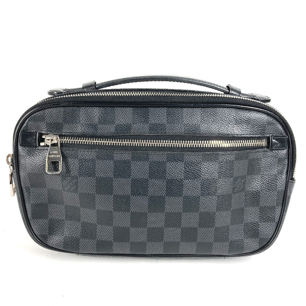 Louis Vuitton Sling N41289 Damier Grafitto Damier Canvas Black Crossbody Bag