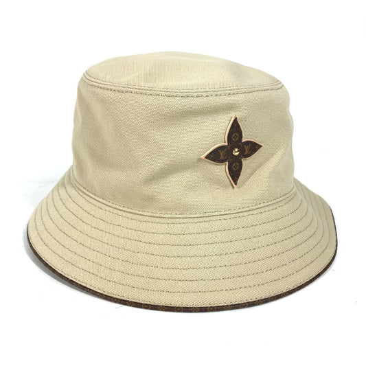 Louis Vuitton M76940 Bob On Your Way Cotton Beige Bucket Hat