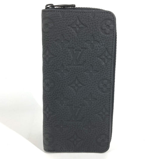 Louis Vuitton Long Purse M69047 Taurillon Clemence Monogram Black Wallet Case