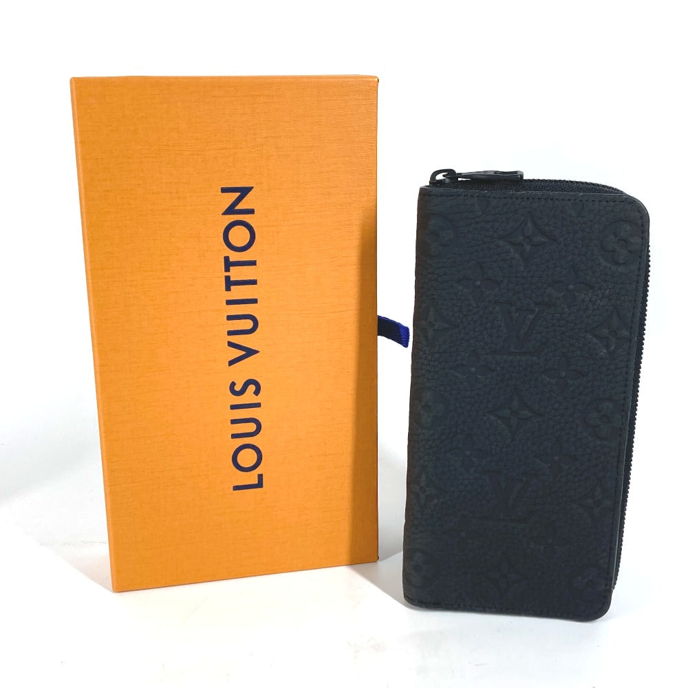 Louis Vuitton Long Purse M69047 Taurillon Clemence Monogram Black Wallet Case