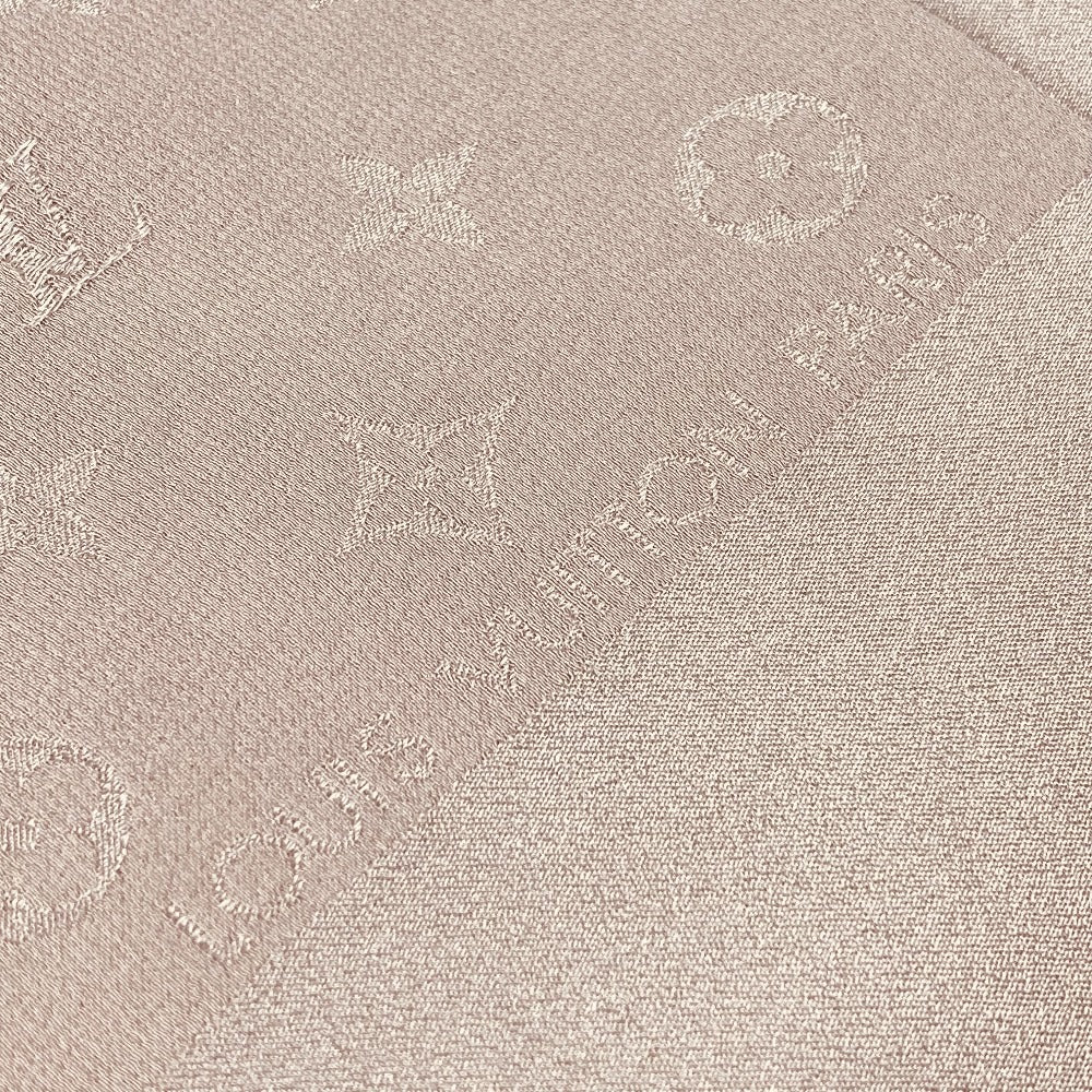 Louis Vuitton scarf silk Light purple Monogram