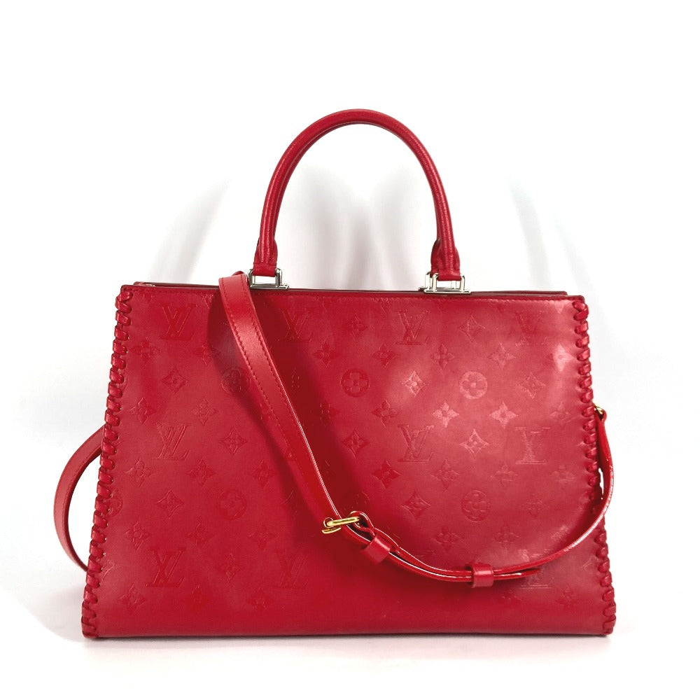 Louis Vuitton M54146 Very Zip Monogram Leather Red Shoulder Bag