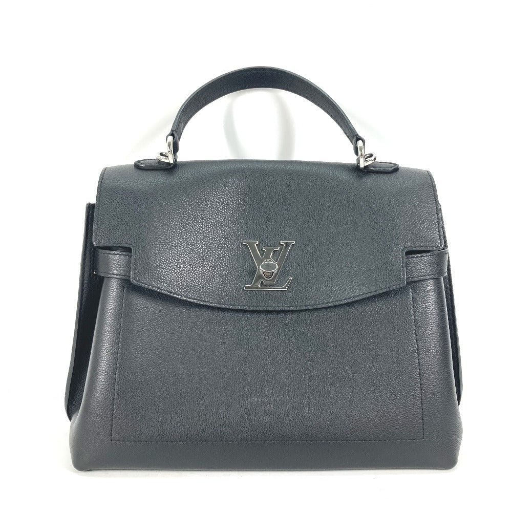 Louis Vuitton M51395 Grained Rock Me Ever Leather Calf Black Tote Bag